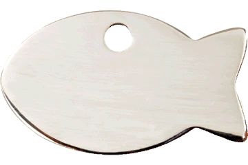 Médaille D'identification Pour Chat Gravure Personnalisée POISSON 1 Médaille D'identification Pour Chat Gravure Personnalisée POISSON