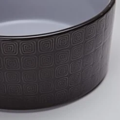 Bol Pour Chien En Céramique Ferran Mocca -Chats Chiens Fournitures Magasin 08 17 C7 Dog Bowl Ferran M Detail 0029 SCREEN