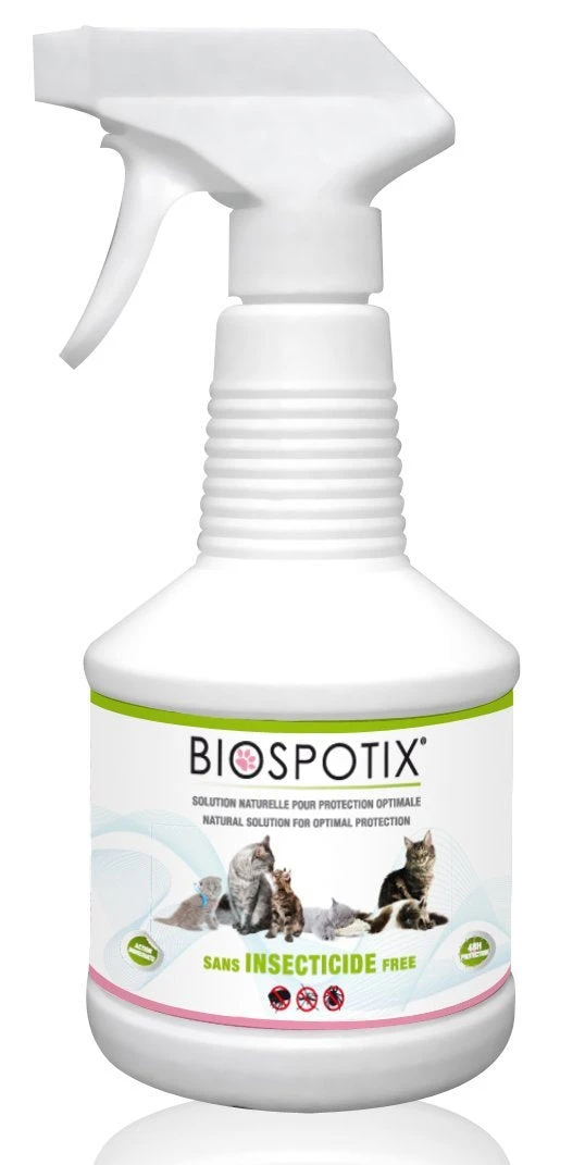 Spray Anti-puces Naturel Pour Chat Biospotix 1 Spray Anti-puces Naturel Pour Chat Biospotix