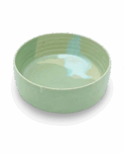 Bol Pour Chien En Céramique BO 7 Bol Pour Chien En Céramique BO -Chats Chiens Fournitures Magasin Flowing Emerald