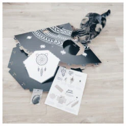 Tipi Pour Chat Design En Carton Recyclé (3 Couleurs) -Chats Chiens Fournitures Magasin GetAttachmentThumbnail aad56498 74ac 454f 9ec5 6c90e880eb91