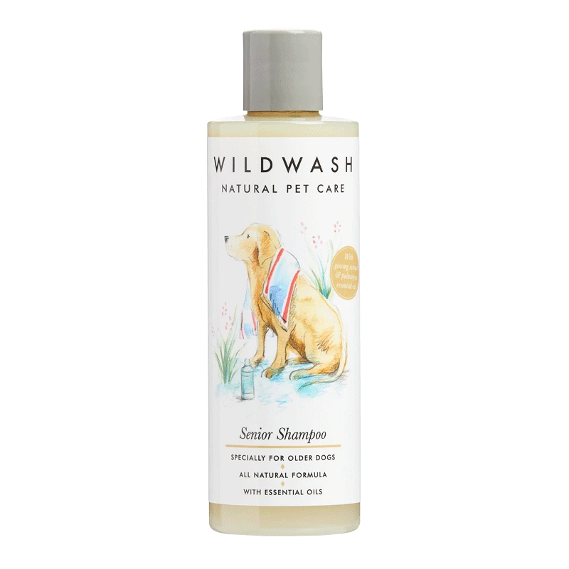 Shampoing Pour Chien Sénior - Ginseng Et Palmarosa Wildwash Pet 1 Shampoing Pour Chien Sénior - Ginseng Et Palmarosa Wildwash Pet