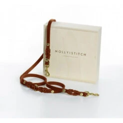 Laisse En Cuir Pour Chien Souple Réglable (2x) -Chats Chiens Fournitures Magasin butter 2x adjustable dog leash sahara cognac