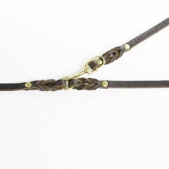 Laisse En Cuir Pour Chien Souple Réglable (2x) -Chats Chiens Fournitures Magasin butter 2x adjustable details 2