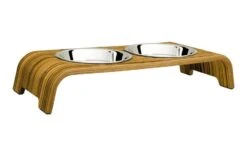 Double écuelle Design Pour Chat CATBAR (6 Finitions) -Chats Chiens Fournitures Magasin catBar zebrano 1024x1024 2x fcb749cc c5e4 4900 9259 905e8d035196