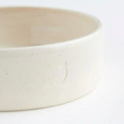 Bol Pour Chien Artisanal En Grès Ronds (2 Coloris) -Chats Chiens Fournitures Magasin ceramica detalle 1 300x300 1