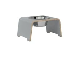 Bol Pour Chien Surélévé DogBar® Single -Chats Chiens Fournitures Magasin dogBar SINGLE M 180 Grey Stainless 1024x f118d4b2 3767 4672 ab3b dec3e33ed465