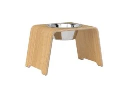 Bol Pour Chien Surélévé DogBar® Single -Chats Chiens Fournitures Magasin dogBar SINGLE M large 240 Oak light Stainless 1024x 27b396eb 284f 49f5 9d2d d10507017642