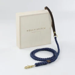 Laisse Pour Chien En Corde Marine Poignée Cuir (8 Couleurs) -Chats Chiens Fournitures Magasin dsc 0236 copy