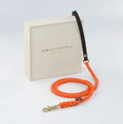 Laisse Pour Chien En Corde Marine Poignée Cuir (8 Couleurs) -Chats Chiens Fournitures Magasin dsc 0243 copy