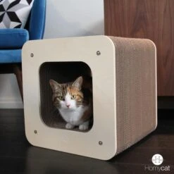 Griffoir Pour Chat Cube XL Homycat -Chats Chiens Fournitures Magasin forme cube carre design deco grattoir chat 620x620 c2d6adb2 7b11 4db1 8d35 532a5026eecb