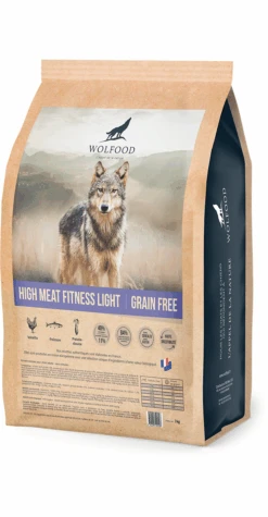 Croquettes Wolfood Chien High Meat Fitness Light