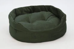 Panier Rond Chelsea Velours Côtelé 14 Panier Rond Chelsea Velours Côtelé -Chats Chiens Fournitures Magasin hundekoerbchen chelsea forrest green 2