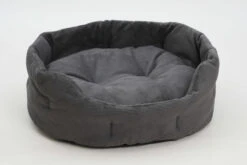 Panier Rond Chelsea Velours Côtelé 12 Panier Rond Chelsea Velours Côtelé -Chats Chiens Fournitures Magasin hundekoerbchen chelsea graphit 2