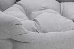 Lit Ovale Loomi -Chats Chiens Fournitures Magasin hundekoerbchen loomi grau 4