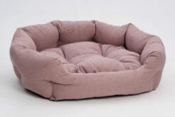 Lit Ovale Loomi -Chats Chiens Fournitures Magasin hundekoerbchen loomi rosa 2