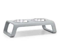 Double écuelle Design Pour Chat Desco Nordique (5 Finitions) -Chats Chiens Fournitures Magasin mc g06 006 03 s eat desco ash grey stained