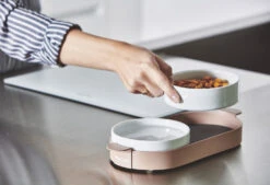 Bols Doubles Pour Chat Tavoletta 11 Bols Doubles Pour Chat Tavoletta -Chats Chiens Fournitures Magasin mc g06 010 02 eat tavoletta cat feeder nude mia 01