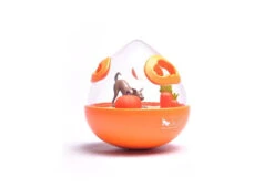 PLAY Jouet D'occupation Pour Chien "Wobble Ball" -Chats Chiens Fournitures Magasin wobble ball ll single orange copy 2